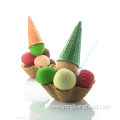 Fruit and vegetable crispy cones